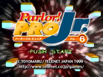 Parlor! Pro Jr. Vol. 6 - CR Tsumo Tsumo Tengoku Nan 2-kyoku (JP) screen shot title